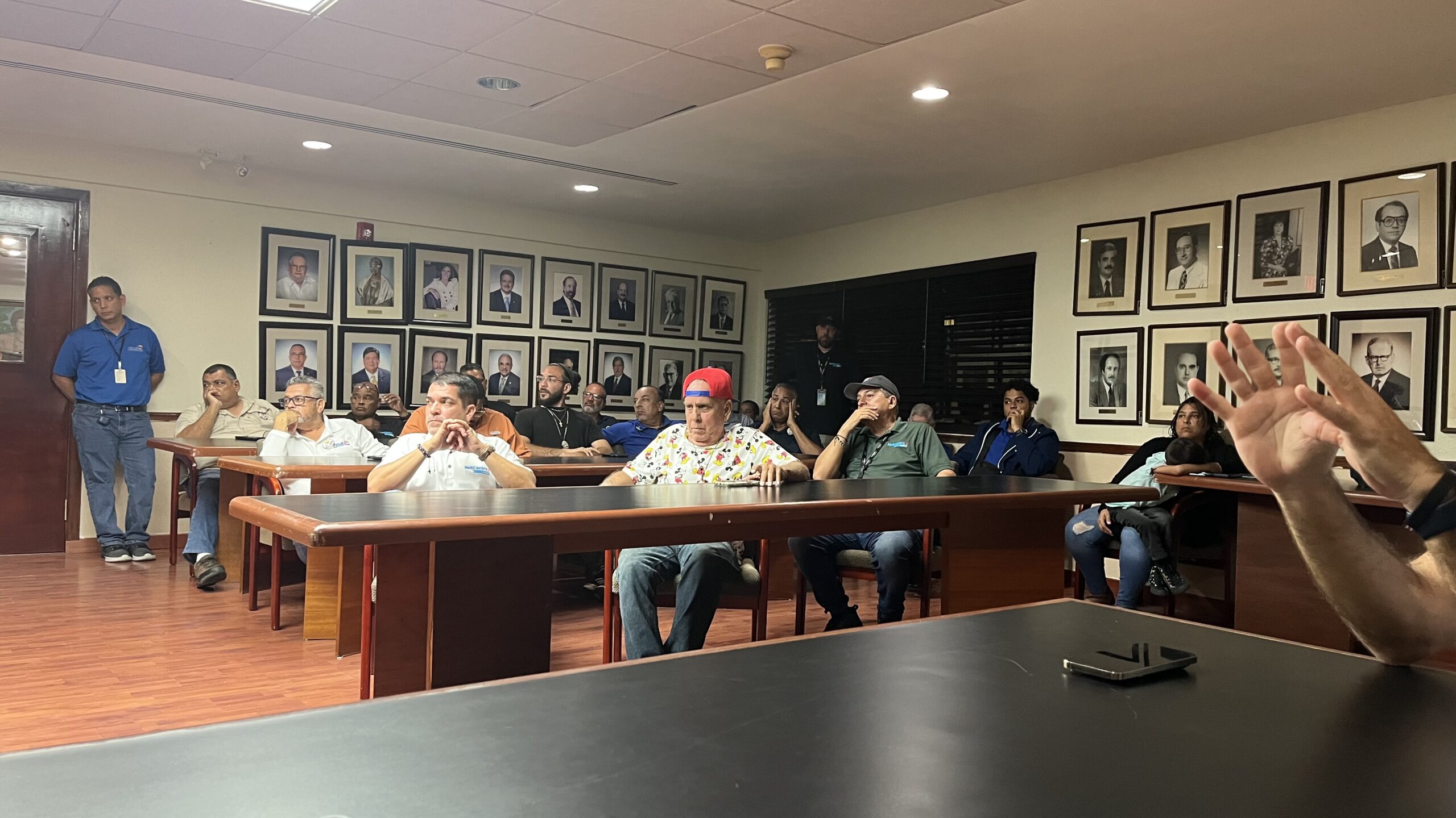 Reunión amplia de UPAGRA con periodistas y fotoperiodistas. 8 de agosto de 2023, Colegio de Abogados, Miramar, Puerto Rico.