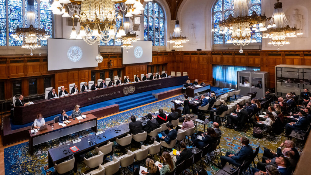 Primer día de sesión de la Corte Internacional de Justicia sobre el derecho a huelga bajo el Convenio 87. La Haya 6-oct-2025